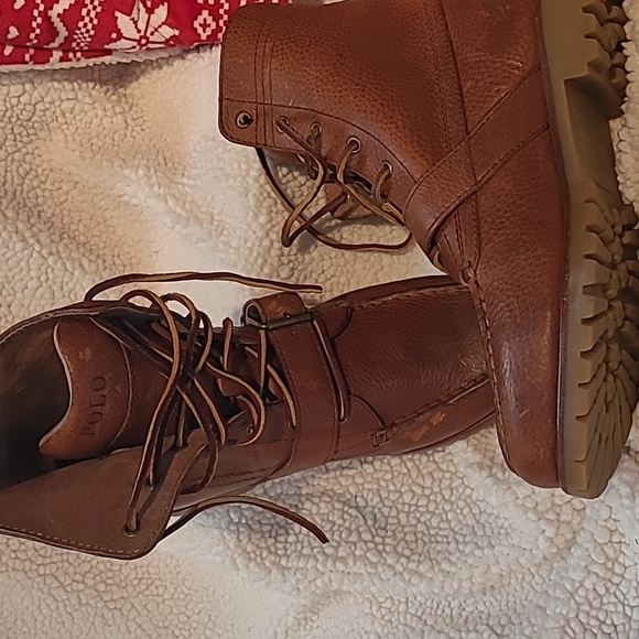 Polo by Ralph Lauren men's Ranger boots with buckle 8D - Picture 5 of 5